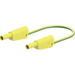 Stäubli SLK-4N-S25 Meetsnoer [ - ] 50 cm Geel, Groen 1 stuk(s)