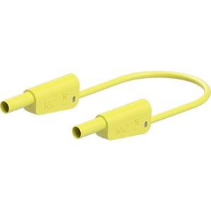 Stäubli SLK-4N-S25 Meetsnoer [ - ] 50 cm Geel 1 stuk(s)