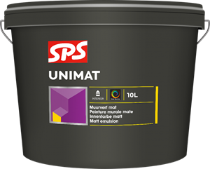 SPS Unimat Muurverf - Op Kleur Gemengd - 1L