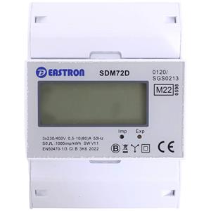 Counttec SDM72D Drehstromzähler digital 80A MID-konform: Ja 1St.