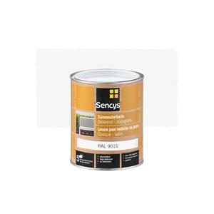 Sencys tuinmeubelbeits dekkend RAL9016 750ml