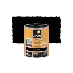 Sencys tuinmeubelbeits dekkend RAL9005 750ml