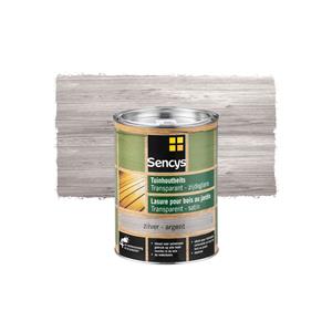 Sencys tuinhoutbeits semi-transparant metal silver 2,5L