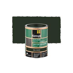 Sencys tuinhoutbeits dekkend zijdeglans RAL6009 2,5L