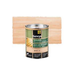 Sencys tuinhoutbeits semi-transparant metal gold 2,5L