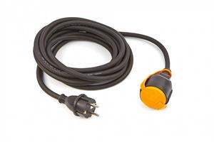 Verlengkabel Professioneel 1-voudig 5 meter zwart 230V 3x1,5mm2