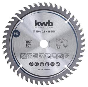 Kwb 584368 Kreissägeblatt 160 x 16mm 1St.