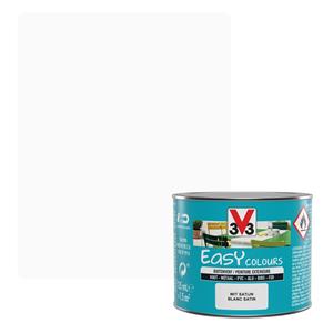 V33 Buitenverf Easy Colours Zijdeglans Wit 125ml