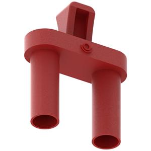 electropjp Electro PJP 2019-S-IEC-CD1-R 2019-S-IEC-CD1-R Kortsluitstekker safety shorting plug, 19 mm pitch, red 1 stuk(s)