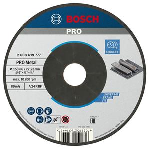 boschaccessories Bosch Accessories 2608619777 Schleifscheibe 150mm Metall