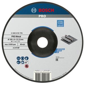 boschaccessories Bosch Accessories 2608619778 Schleifscheibe 180mm 1 St. Metall