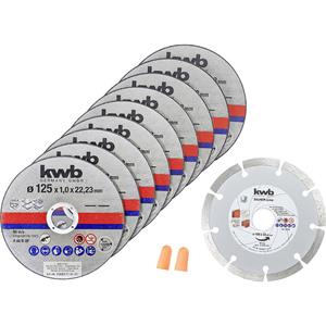 Kwb 712032 Trennscheiben-Set 125mm 10St.