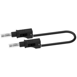 electropjp Electro PJP 2217/600V-CD1-100N Messleitung [Bananenstecker - Bananenstecker] 1.00m Schwarz 1St.