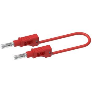 electropjp Electro PJP 2217/600V-CD1-50R Messleitung [Bananenstecker - Bananenstecker] 0.50m Rot 1St.