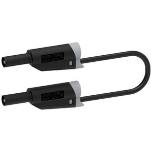 electropjp Electro PJP 2717-IEC-CD1-50N Messleitung [Lamellenstecker 4mm - Lamellenstecker 4 mm] 50cm Schwarz 1