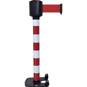 VISO RXLO1100RBRE Rood/wit geleidingspost rood-bandwasser (Ø x h) 80 mm x 1110 mm
