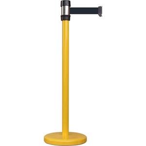 VISO RS 2 JA BK Afzetpaal met band Gurtabsperrpfosten geel band zwart (Ø x h) 50 mm x 980 mm