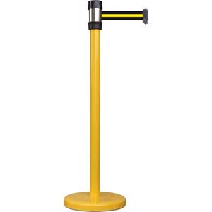 VISO RS 2 JA BYB Afzetpaal met band Gurtabsperrpfosten geel band zwart geel-zwart (Ø x h) 50 mm x 980 mm
