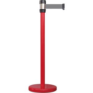 VISO RS 2 RO GR Afzetpaal met band Gurtabsperrpfosten rood riem grijs (Ø x h) 50 mm x 980 mm