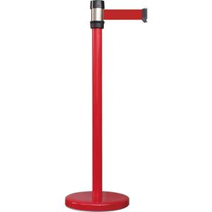VISO RS 2 RO RE Afzetpaal met band Gurtabsperrpfosten rood band rood (Ø x h) 50 mm x 980 mm