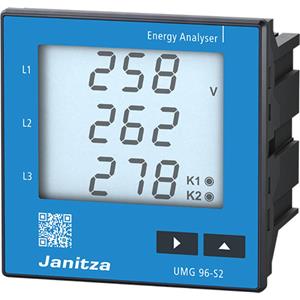 Janitza UMG 96-S2 Digitales Einbaumessgerät Energiemessgerät UMG 96-S2 mit Hintergrundbeleuchtung