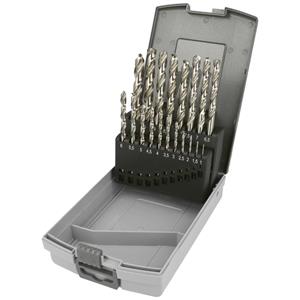 Heller 29384 6 HSS Metall-Spiralbohrer-Set 19teilig Cobalt, geschliffen DIN 338 Zylinderschaft 1 Set