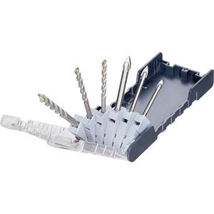 Kwb 109146 Glasbohrer-Set 6teilig 5 mm, 6 mm, 8mm Schnellspannbohrfutter, Zahnkranzbohrfutter 6St.