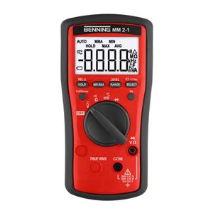 Benning MM 2-1 Hand-Multimeter digital CAT II 1000 V, CAT III 600 V, CAT IV 300V Anzeige (Counts): 6