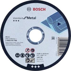 Bosch standard for Metal 2608619767 Doorslijpschijf recht 125 mm 1 stuk(s) Metaal