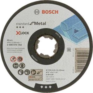 Bosch Standard for Metal 2608619782 Doorslijpschijf recht 125 mm 1 stuk(s) Metaal