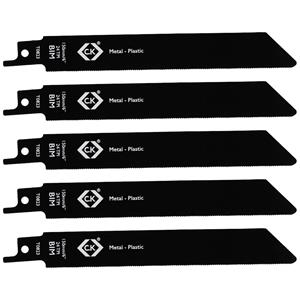 C.K T0823 Säbelsägeblätter 24 tpi, 5er Pack Sägeblatt-Länge 150mm 5St.