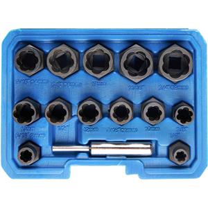 Kunzer 7SA14.1 Ausdreher 8 mm, 10 mm, 11 mm, 12 mm, 19 mm, 17 mm, 16 mm, 14mm 5/16 , 1/2 , 7/16