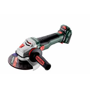 Metabo Akku-Winkelschleifer WVB 18 LTX BL 15-150 Quick (601747840) mit Bremse, Drehzahlregelung, Schnellspannmutter, drehbarem Akkupack metaBOX 165