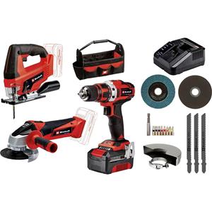 Einhell Power Tool Kit TE-TK 18/3 Li Kit (JS+CD+AG)