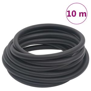 vidaXL Luchtslang hybride 10 m rubber en PVC zwart