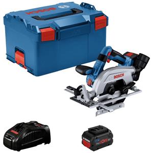 Bosch GKS 18V-57-2 L Accu-cirkelzaag Zaagdiepte 90° (max.) 57 mm Incl. 2 accus, Incl. lader, Incl. koffer 18 V 5.5 Ah