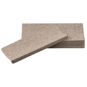 Pergamon Stufenmatte Trend Nadelfilz Stufenmatte Bent 15er-Set, , Eckig, Höhe: 8 mm