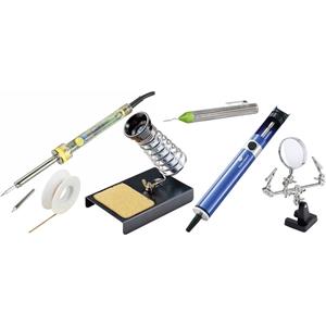 TOOLCRAFT Adjustable Starter Set Lötkolben-Set 230V 60W Bleistiftform +200 - +450°C inkl. Lötzinn