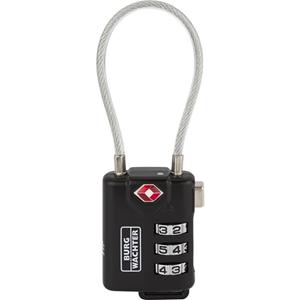 Burg Wächter 32891 Hangslot 32.80 mm TSA Zwart Cijferslot
