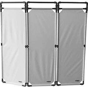 VISO TRAVO180GR Werkbarrière/werkbereik grijs (b x h) 1700 mm x 1800 mm