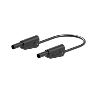 Stäubli SLK-4N-F25 Meetsnoer [ - ] 50 cm Zwart 1 stuk(s)