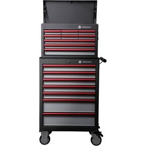 TOOLCRAFT 888574 Werkplaatswagen Grijs, Antraciet, Rood