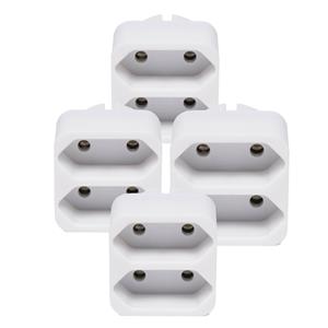 Benson 4x stuks stopcontact splitters duo wit -