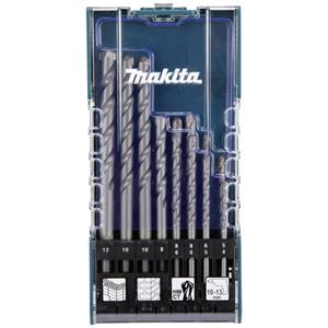 Makita D-77126 Steen-spiraalboorset 12-delig 4 mm, 5 mm, 6 mm, 8 mm, 10 mm, 12 mm 1 set(s)