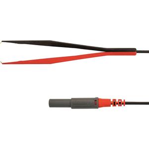 Schützinger KML 7848 Au / PZ / 150 / RT Messleitung [Stecker 4mm - Kelvin-Klemme] Rot 1St.