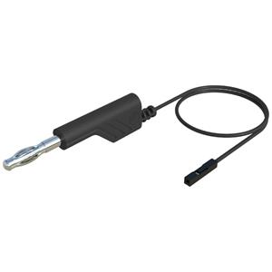 skshirschmann SKS Hirschmann MAL 4-0.64/100-0.25 Messleitung [Lamellenstecker 4mm - Buchse 0.64 mm] 1.00m Schwarz