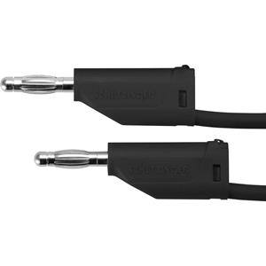 Schützinger MFK 15 / 1 / 100 / SW Messleitung [Stecker 4mm - Stecker 4 mm] Schwarz 1St.