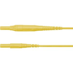 Schützinger MSFK B441 / 1 / 100 / GE Meetsnoer Stekker 4 mm Stekker 4 mm Geel 1 stuk(s)
