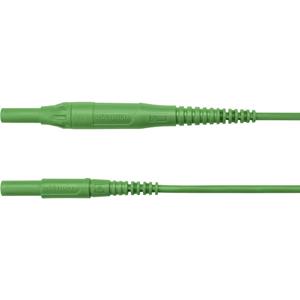 Schützinger MSFK B441 / 1 / 100 / GN Meetsnoer [Stekker 4 mm - Stekker 4 mm] Groen 1 stuk(s)