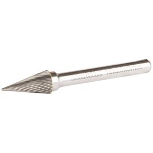 Makita B-52831 Frässtift Hartmetall Spitzkegel Produktabmessung, Ø 10mm Arbeits-Länge 20mm Schaft